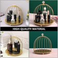 thumbnail image 4 of 1Pc Bird Cage Design Desktop Cosmetic Storage Rack Makeup Organizer (1 Layer), 4 of 4