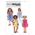 thumbnail image 1 of Butterick Patterns B4176 Top Vestido Pantalones Cortos Y Pantalones Para Niños/Niñas Talla 6-7-8, 1 of 4