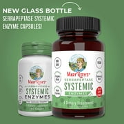 MaryRuths Serrapeptase Enzyme Blend Dietary Supplement Vegan Capsules 60 Count