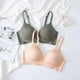 thumbnail image 3 of Ropa interior sin marcas Sin aros Pequeños frunces en el pecho Refuerzos superiores Fruncido lateral Pecho auxiliar Antiflacidez Escote en V profundo Sujetador sexy para chicas, 3 of 6