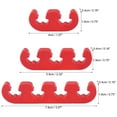 thumbnail image 4 of Unique Bargains 12pcs Universal 7mm 8mm 9mm Car Engine Spark Plug Separators Ignition Wire Separators Holder Black, 4 of 7