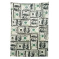 thumbnail image 3 of Ambesonne Money Tablecloth Rectangular Table Cover, Bills with Ben Franklin, 60"x90", Pale Green Grey, 3 of 4