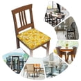 thumbnail image 7 of Easygdp Cool Duck With Yellow Strip Square Chair Cushion Cover Stretch Chair Seat Covers Removable Washable for Hotel, Bedroom, Office-Six Piece, 7 of 7