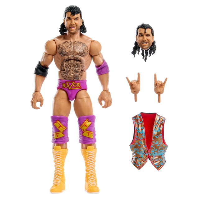 WWE Collection Elite Legends Série 28 Figurine Razor Ramon - Exclusivité Walmart