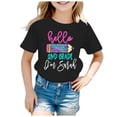 thumbnail image 2 of TZEWGL Chemise Décontractée pour Nouveau-Né, Saison de Rentrée Scolaire, Col Rond Imprimé, Manches Courtes, Taille 3-4T, 2 of 4