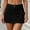 Black, variant on Cargo Mini Skirt for Women Double Button High Rise Micro Short Skirt Multi-Pocket Street Style Black S