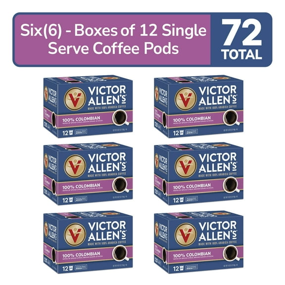 100% Colombian Coffee, Single Serve Coffee Pods for Keurig K-Cup Brewers