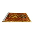 thumbnail image 2 of Ahgly Company Machine Washable Indoor Rectangle Persian Yellow Traditional Area Rugs, 8' x 10', 2 of 4