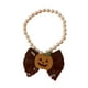 thumbnail image 2 of Collar para gato Fernando ajustable elegante con dije de lazo negro, 2 of 8