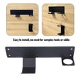 thumbnail image 6 of Xirurus Wall Mount Floor Jack Holder, Heavy-Duty Carbon Steel Hydraulic Jack Rack Stand for Garage Organization, Space Saving Storage Bracket with Screws & Anchors, 2-Pack Bracket Set, Black, 6 of 6