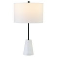 thumbnail image 6 of Evelyn&Zoe Killian 25.5" Modern Marble and Metal Table Lamp with White Drum Fabric Shade, 6 of 7