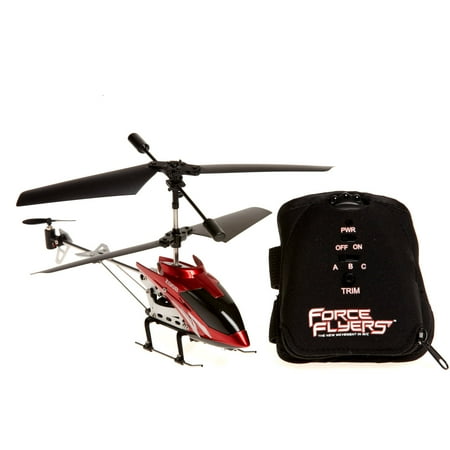 Force Flyers Falcon 3-Channel Motion Control Helicopter, Red