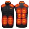 thumbnail image 1 of Chaleco térmico para hombre temperatura de 3 velocidades 11 áreas chaleco térmico cálido para invierno, 1 of 9