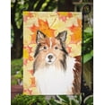 thumbnail image 3 of Carolines Treasures CK1827GF Fall Leaves Sheltie Garden Size Flag, 3 of 3