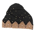 thumbnail image 2 of Turban Musulman, Foulard Floral pour Femmes Hijab Musulman Respirant Extensible Design Bandeau pour Femmes Filles, 2 of 8