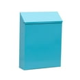 thumbnail image 1 of GUOOL Wall Mount Mailbox Letterbox Newspaper Holder Box for Porch Home Office Gate blue, 1 of 9