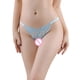 thumbnail image 1 of Braguitas sexy de cintura baja con cinturón fino y abertura trasera, con bordado de mariposa - Material de poliéster y algodón, tallas S-L, ideal para regalar a tu pareja, 1 of 6