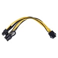thumbnail image 3 of Ymiko 5Pcs PCIE 6 Pin Female To Dual PCI-E 8 Pin Male GPU Power Cable Splitter New, 3 of 8