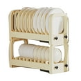thumbnail image 2 of ZPSHYD Égouttoir à Assiettes Vertical, Support à Assiettes/égouttoir – Organisateur De Rangement pour Placard De Cuisine, Support De Rangement Rétractable Multifonctionnel, 2 of 14