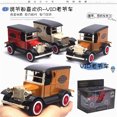 thumbnail image 3 of 1:32 Classic Ford Retro Vintage Cars Alloy Car Model with Sound Light Convertible Car Toy, 3 of 6