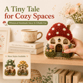 thumbnail image 6 of Whimsical Village 3D Fabric Poke Art Kit, 3D Fabric Poke Art Kit for Adults, Poke Art Craft Kit with Pre-Cut Fabric Pieces, No Sew Cottage DIY Embroidery Wall Decoration, 6 of 6