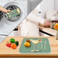 thumbnail image 3 of Yayeee Dish Drying Mat for Kitchen Counter 16" x 18" Microfiber Super Absorbent Coffee Decorative Pad, Lemon Glass, 3 of 9