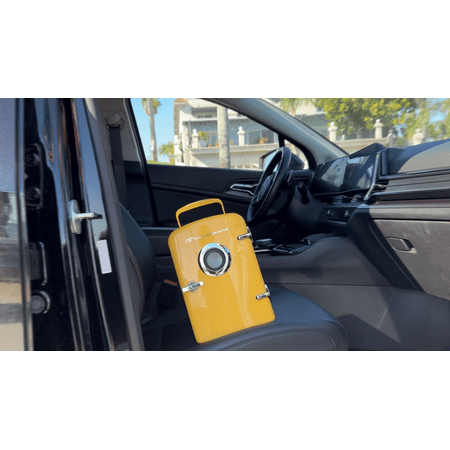 Frigidaire - 6 Can Mini Fridge / Bluetooth Speaker - Yellow