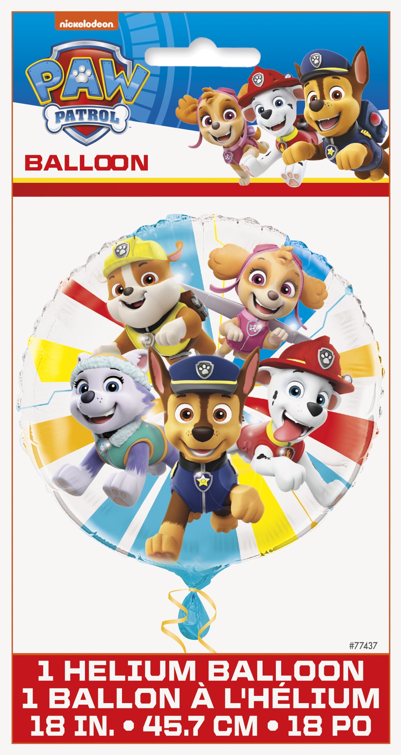 Paw Patrol Birthday Decorations and Party Supplies for 16 Guests - Balloons, Banner, Tablecover, Plates, Cups, Napkins, Button