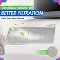 thumbnail image 3 of Microwave Filter Replacement 5.78" x 12.91" Aluminum Mesh Grease Filter for  W10208631A - 4-Pack, 3 of 5