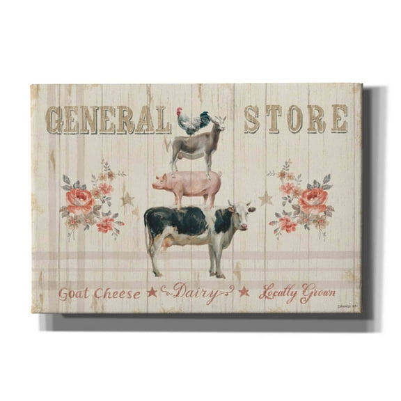 Epic Graffiti 'Farm Patchwork I' by Danhui Nai, Canvas Wall Art, 26"x18"