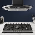 thumbnail image 2 of Combo Parrilla y Campana AROL 90 Cm 5 Quemadores Vidrio Negro Bitono, 2 of 10