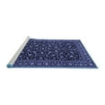 thumbnail image 2 of Ahgly Company Machine Washable Indoor Round Persian Blue Traditional Area Rugs, 6' Round, 2 of 4