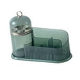 thumbnail image 5 of Cosmetics Storage Organizer, Desktop Storage Box Sundries Container Makeup Brush Holder Case Makeup Organizer for Bathroom, Bedroom, Office Green, 5 of 10