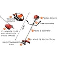 thumbnail image 4 of Floseru 52CC Gas Weed Eater, 2 in 1 Weed Wacker Gas, 2026 Upgraded Gas Powe Weed Eater[New Model Quality Improvement], 2000w 8500rpm Heavy Duty Brush Cutter Ideal for Yard Garden, 4 of 13