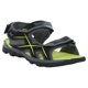thumbnail image 1 of Regatta - Sandalias chanclas de puntera abierta modelo Kota Drift para hombre caballero (Negro, Kiwi Llamativo) Regatta UTRG4171_blackbrightkiwi, 1 of 6
