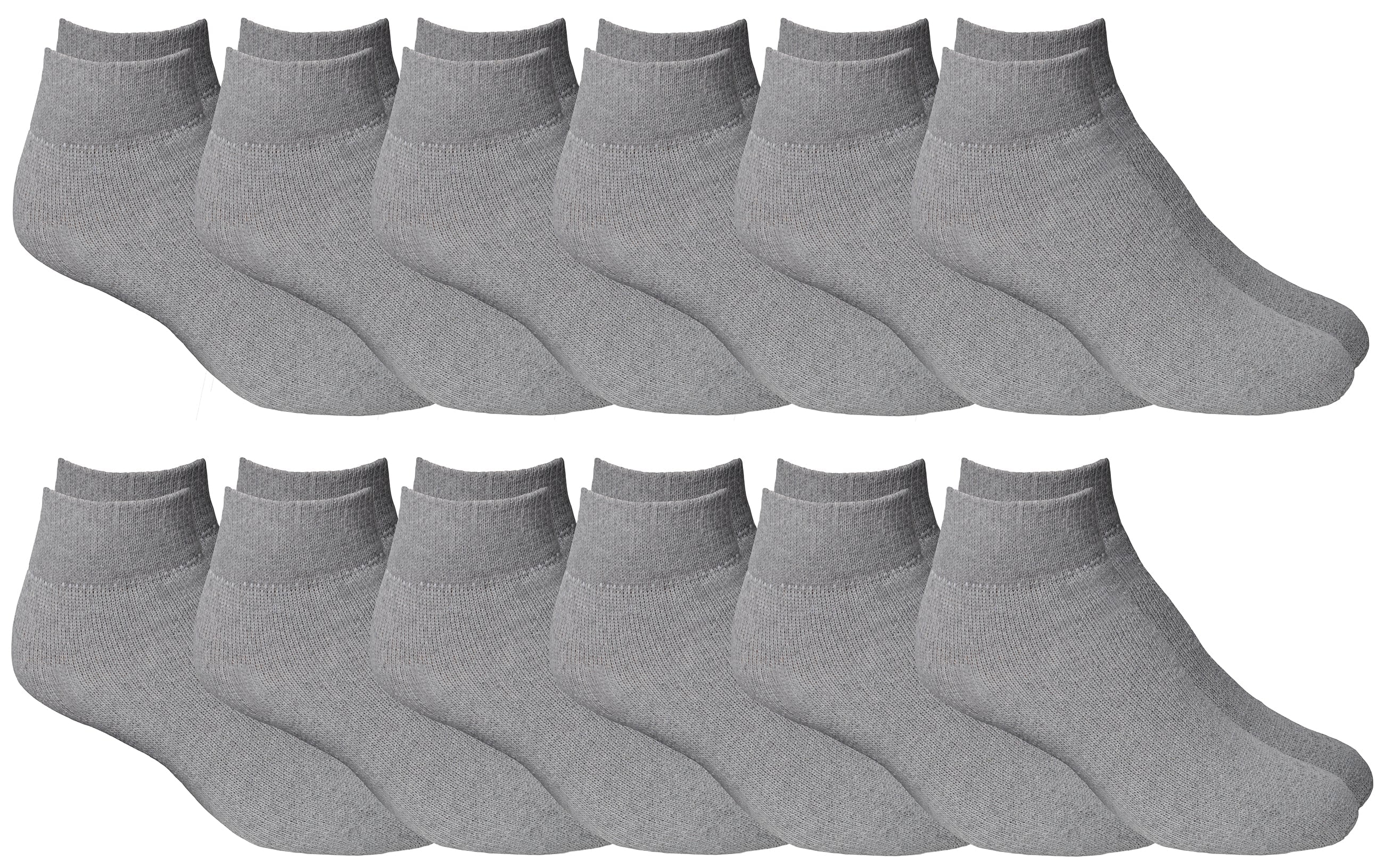 GREAT DEAL New Ankle Sport Socks for Men 12 Pair Size 9-11 and 10-12 