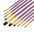 thumbnail image 1 of Basics Art Paint Brush Set Nylon Oil Brush Set For Artists Adults Kids, 1 of 5