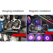 PCI-E PC Graphics Cards Vertically kickstand base Vertical GPU Bracket Holder with LED 5V 3pin RGB for
