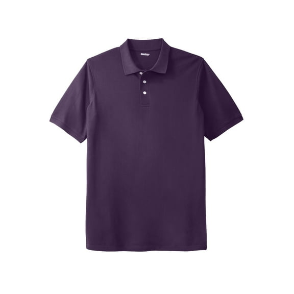 KingSize Men's Big & Tall Longer-Length Shrink-Less Cotton Polo Shirt