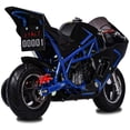 thumbnail image 5 of FRP 4 Stroke Pocket Bike 01, Mini Bike for Kids, Mini Pocket Bike W/ Strong Dual Brake, Racing Pocket Rocket Max Speed 20 Mph, Realistic Mini Motorcycle Max Weight 165 LB, Blue, 5 of 6