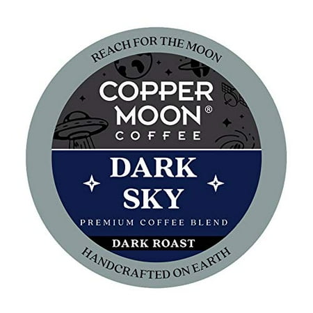 Copper Moon Dark Sky Blend, Dark Roast Coffee Pods Compatible with Keurig K-Cup Brewers, 20 Count