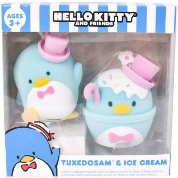 Sanrio Hello Kitty & Friends Tuxedosam & Ice Cream Figurine Set