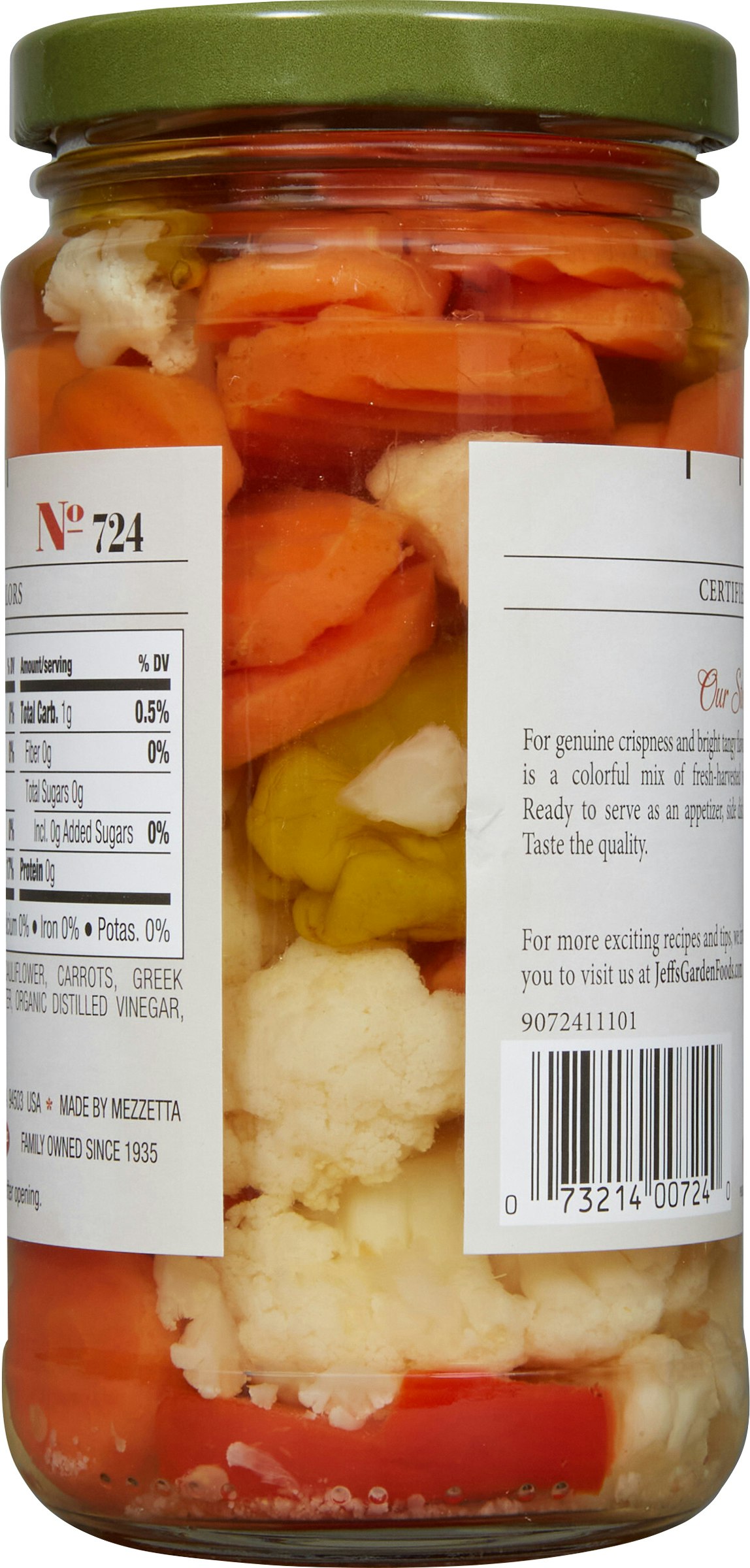 Jeff's Garden Giardiniera 12 oz (Pack Of 6)
