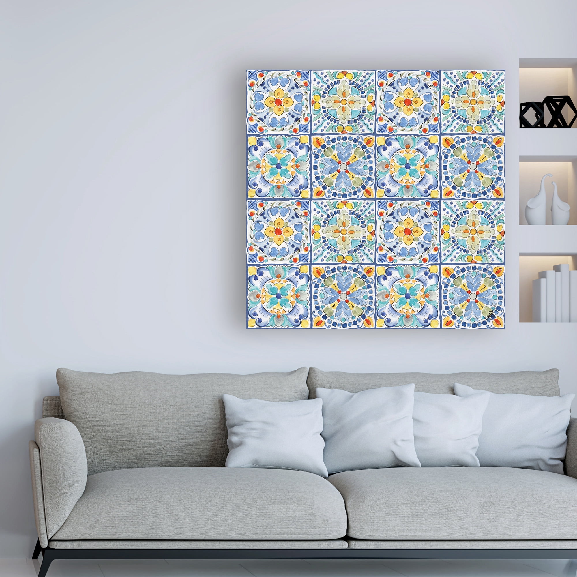 Trademark Fine Art 'Morning Bloom Pattern IV' Canvas Art by Daphne Brissonnet
