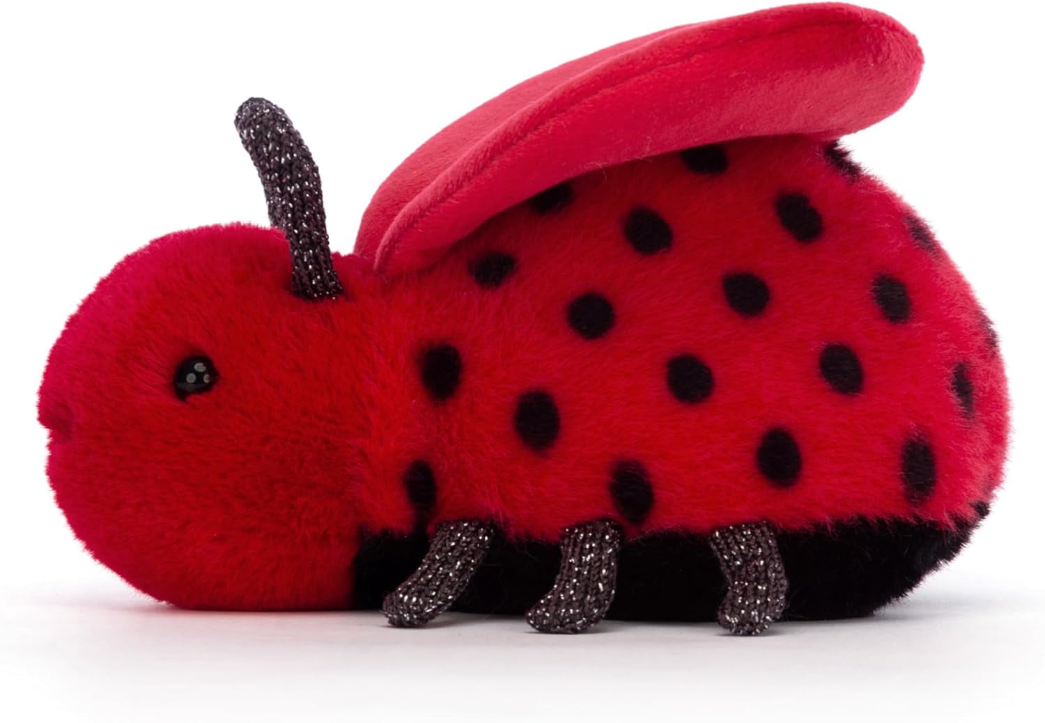 Jellycat Loulou Love Bug Stuffed Animal, 5 inches - Insect & Bug Plush Toy - Classic Children's Gift - Valentine's Day Gift