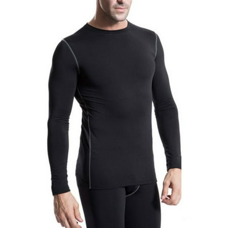 Men's Compression Warm Base Layer Long Johns Thermal Sports Tops Gym