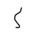 thumbnail image 3 of Dayco 87007 Molded Htr Hose Fits select: 2002-2005 CHEVROLET CAVALIER, 1999-2003 MITSUBISHI GALANT, 3 of 5