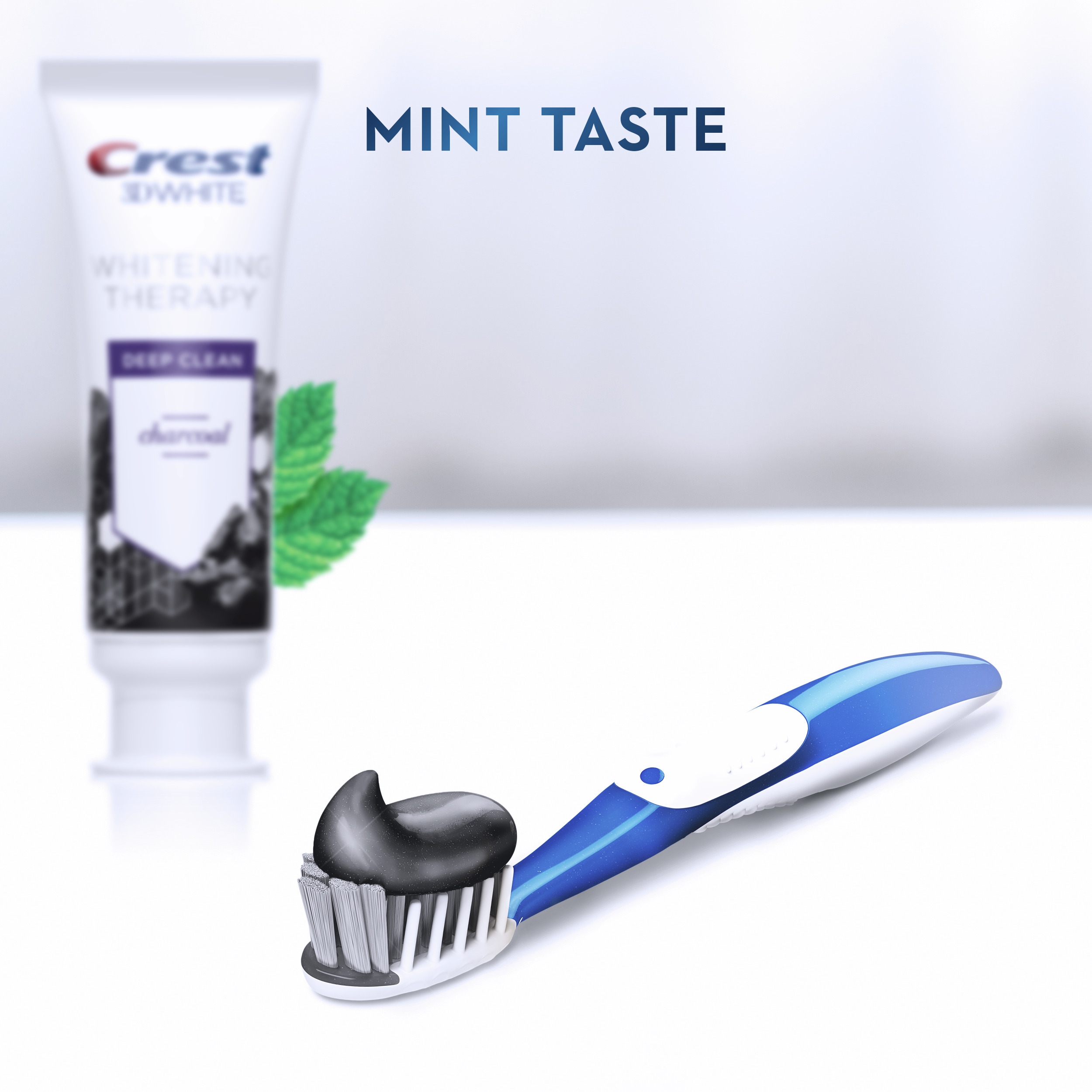 Crest 3D White Whitening Therapy Charcoal Deep Clean Toothpaste, Mint, 4.1 oz - image 4 of 11