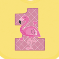 thumbnail image 4 of Inktastic First Birthday Flamingo 1 Year Old Girl Girls Baby Bib, 4 of 4