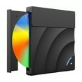 thumbnail image 2 of Portable High-speed USB 3.0 CD DVD-RW Optical Drive External Slim Disk Reader Desktop PC Laptop Tablet Promotion DVD Player ,Swivel Screen, 2 of 6